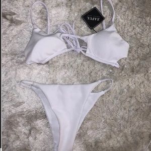 Zaful white bikini